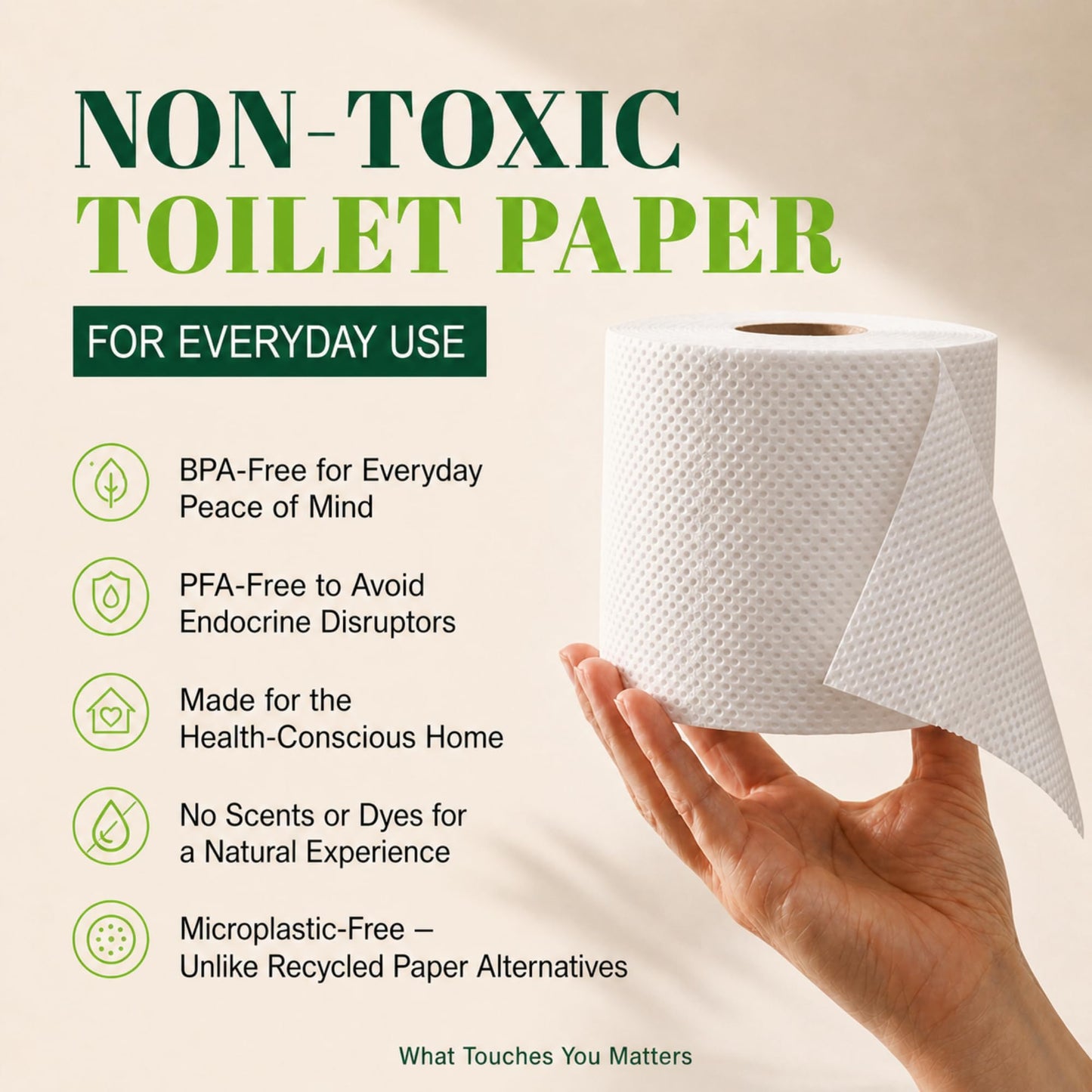 12 Rolls 100% Bamboo Toilet Paper, 3-Ply 400 Sheets | Healthy Tree Free Tissue | FSC Certified, Septic Safe, PFAS Free, Plastic Free Packaging