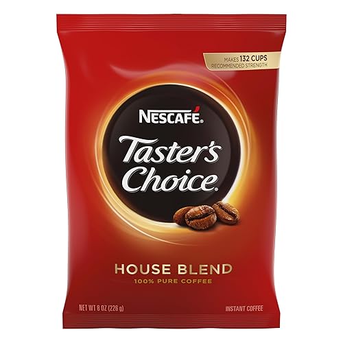 Nescafe Instant Coffee, Taster's Choice Light Roast House Blend, 8 oz Bulk Pouch