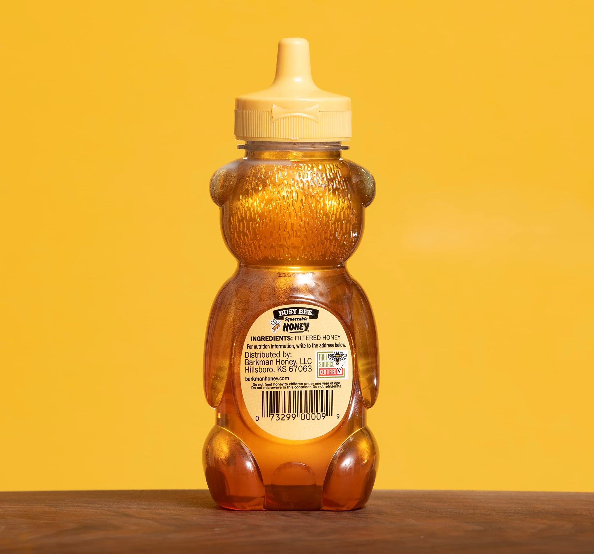 Busy Bee Honey, Grade A, Filtered, Pack of 3 Honey Bears (12 OZ each)