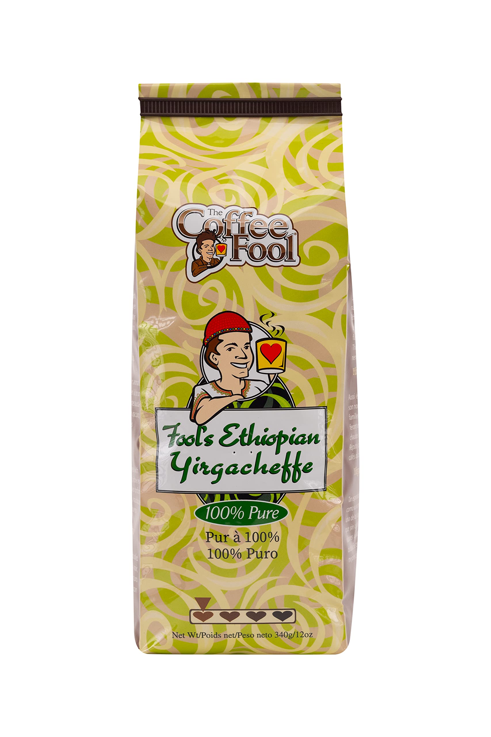 Coffee Fool's Ethiopian Yirgacheffe (Strong Drip Grind)