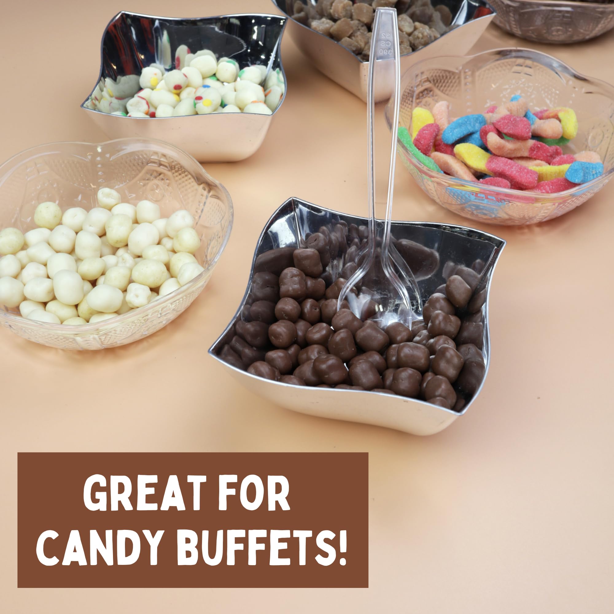 Edible Chocolate Chip Cookie Dough Bites, Movie Theater and Dessert Topper Candy, 4 Ounces (Pack of 3)