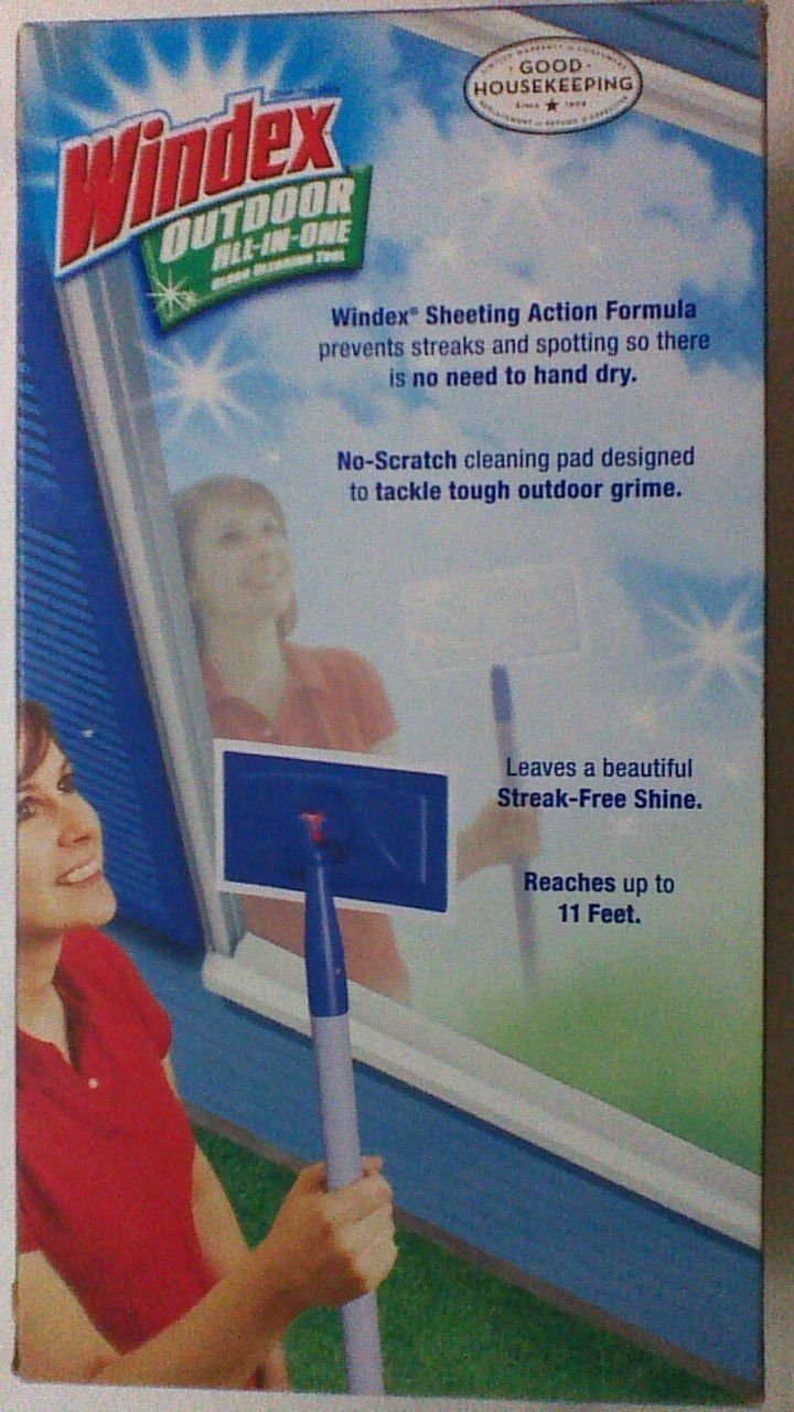 Windex Cleaner Window Outdoor All in One