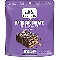 Little Secrets Dark Chocolate Crispy Wafers | 60 Minis | Made in Europe | Nothing Artificial & No Sugar Alcohols | Sustainable Cocoa | 3.5 Ounce (Pack