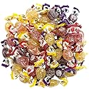 Premium Gourmet Bonele Italian Fruit Jellies -1.5 lbs Individually Wrapped Assorted Flavors Strawberry, Cranbury, Blackberry, and Lemon-Vegan