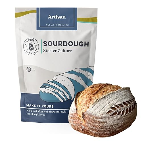 Artisan Sourdough Starter Culture | Dehydrated Starter for Bread Baking | Unbleached Rye Flour | Perfect for Beginners and Experienced Bakers | Gluten