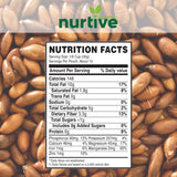 Nurtive Baru Nuts - Gourmet Roasted - Wild Harvested & Unsalted - Plant-Based Protein, Rich in Fiber, Essential Minerals and Antioxidants - Non-GMO