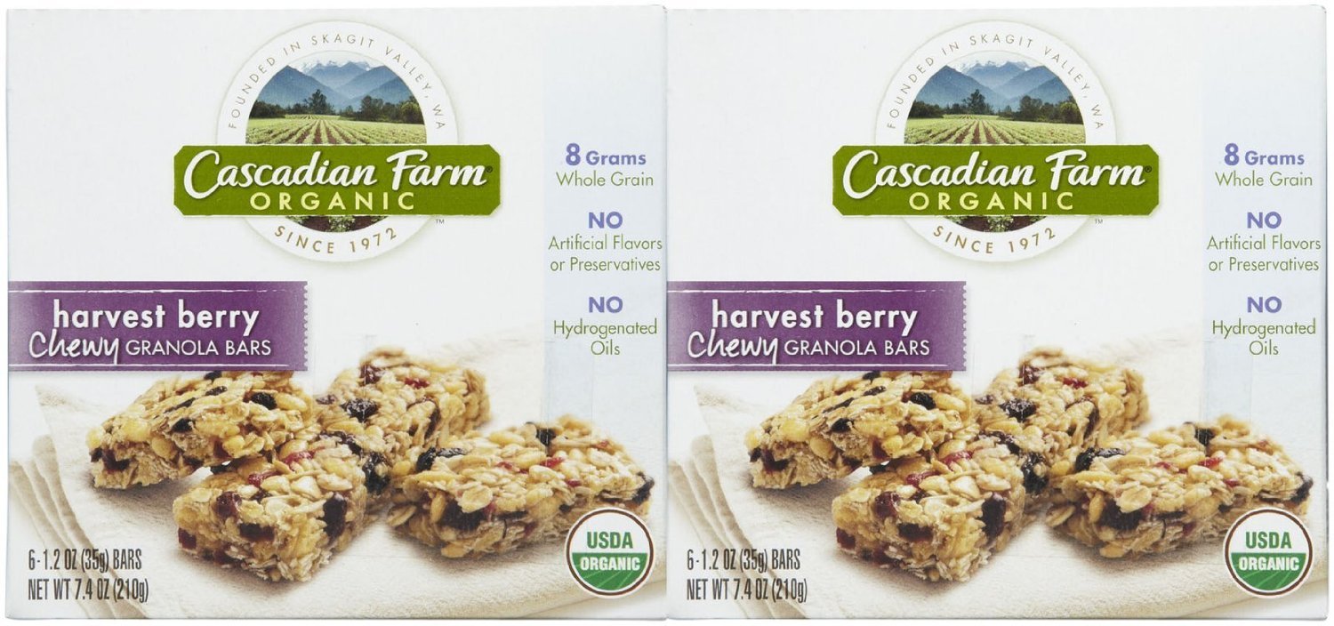 Organic Chewy Granola Bars; Harvest Berry