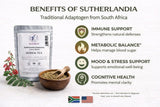 RAZARCO Sutherlandia Herbal Tea - Immune Support & Stress Relief, Caffeine-Free Loose Leaf, South African Wellness Blend, Non-GMO, 2oz (28 Servings)