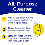 Banner Chemical Raw Borax (2.25 lbs) - 100% Pure, Unscented, Multi-Purpose Cleaner & Detergent Booster - Natural Household Cleaner and Stain Remover