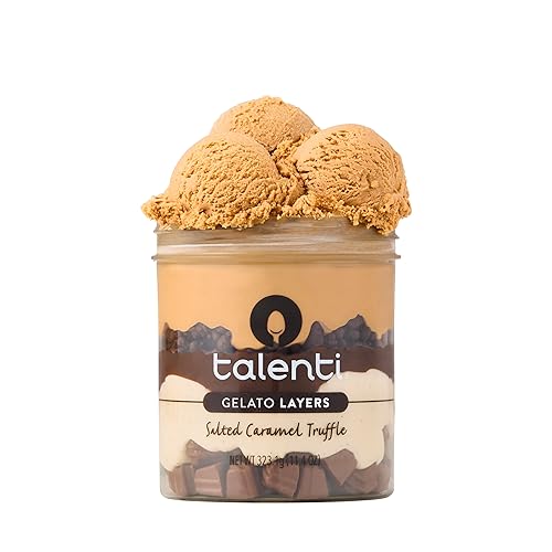 Talenti Gelato Layers For a Delicious Frozen Dessert Salted Caramel Truffle Made With Non-GMO Ingredients 323.1 g