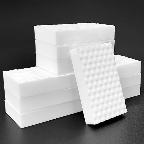 MOJOTORY Magic Sponges Cleaning Eraser, 2X Density Melamine Sponge, Cleaning Foam Pads, Multi-Functional Household Cleaning Supplies, for Kitchen