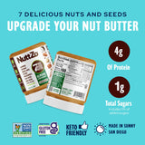 NuttZo Keto Almond Coconut 7 Nut and Seed Butter, Almonds Coconut Brazil Nuts Pecans and More, Keto-Friendly No Added Sugar or Oil, Non GMO
