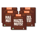 TCHO Hazel Nuts! Oat-Milk Chocolate Bars (5 pack) | Plant Based, Organic & Fair Trade | Non GMO, Non-Dairy, Vegan, Soy Free (2.1oz each)
