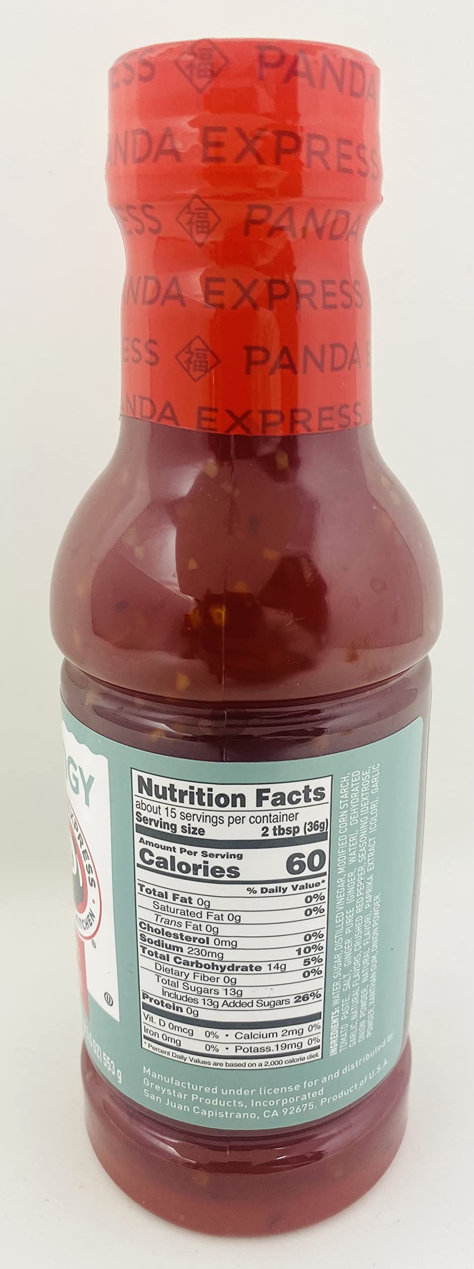 Panda_Express Gourmet Chinese Sweet And Tangy Sauce 2-19.05 oz PACK