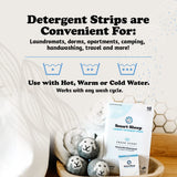 Smart Sheep Laundry Strips - 48 Loads - Detergent Strips for Sensitive Skin - Eco Friendly & Plastic Free - Perfect for Home, Travel & Camping - Fresh