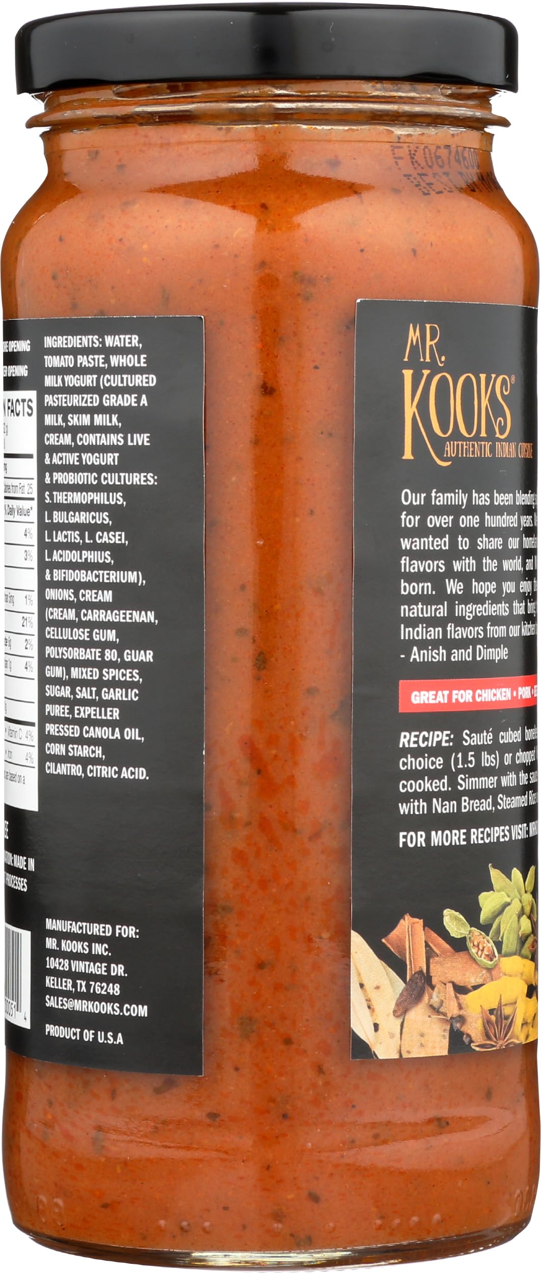 SAUCE TIKKA MASALA