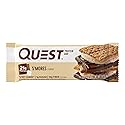 Quest Nutrition Protein Bar, S'Mores, 21g Protein, 4g Net Carbs, 190 Cals, 2.1oz Bar