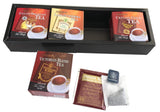 Mlesna Sensations Black Pure Ceylon Tea Foil-Wrapped Envelop Four Assorted Tea Collection - English Breakfast, Looleconderea, Victorian Blend, Ceylon