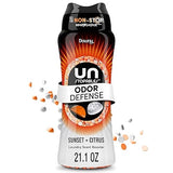 Downy Unstopables Fusions Scent Duos Laundry Scent Booster Beads, Sunset and Citrus Scent, 21.1 OZ, 24hr non-stop freshness with 2 in 1 dual scent