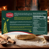 Fresh Wheat Crackers, Round Crunchy Thins, Lightly Salted Baked Snack, Crispy & Ideal for Dips and Charcuterie Boards | PINTON | 7 oz - Pack of 3
