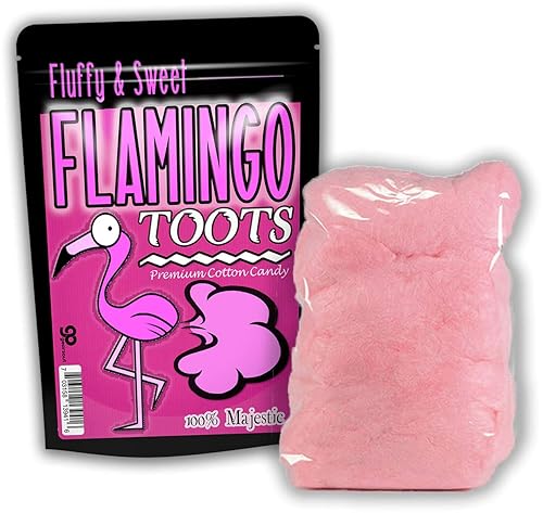 Gears Out Flamingo Toots Cotton Candy Gags - Cotton Candy Scented, Gluten Free, Pink, Girls, Teens, Women, Flamingo Lovers, Gift Givers
