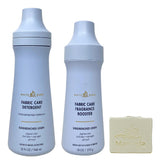 Bath & Body Works Sun-drenched Linen Fabric Care Detergent and Fragrance Booster Duo Set with a Natural Oats Bar Soap