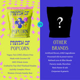 Party of Thai Chili Lime Popcorn Snack - Savory Citrus Heat with Spicy Kick - Gluten-Free, Veggie-Based, Healthy Snack - Individually Wrapped for Easy