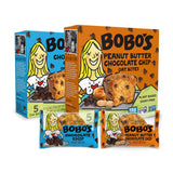 Bobo's Oat Bites Chocolate Chip Variety - Chocolate Chip & Peanut Butter Chocolate Chip, Plant Based, Non-GMO, Gluten Free Breakfast Bars, Healthy