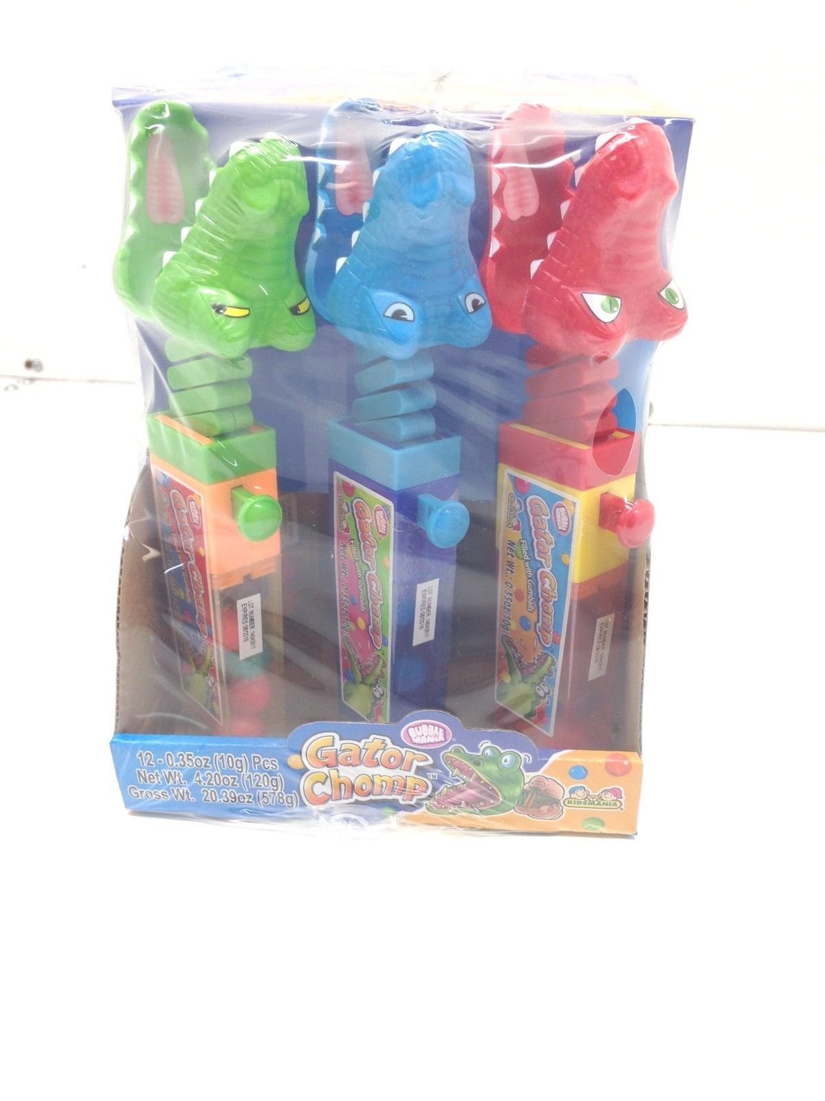 Gator Chomp Filled with GUMBALLS 12 Count