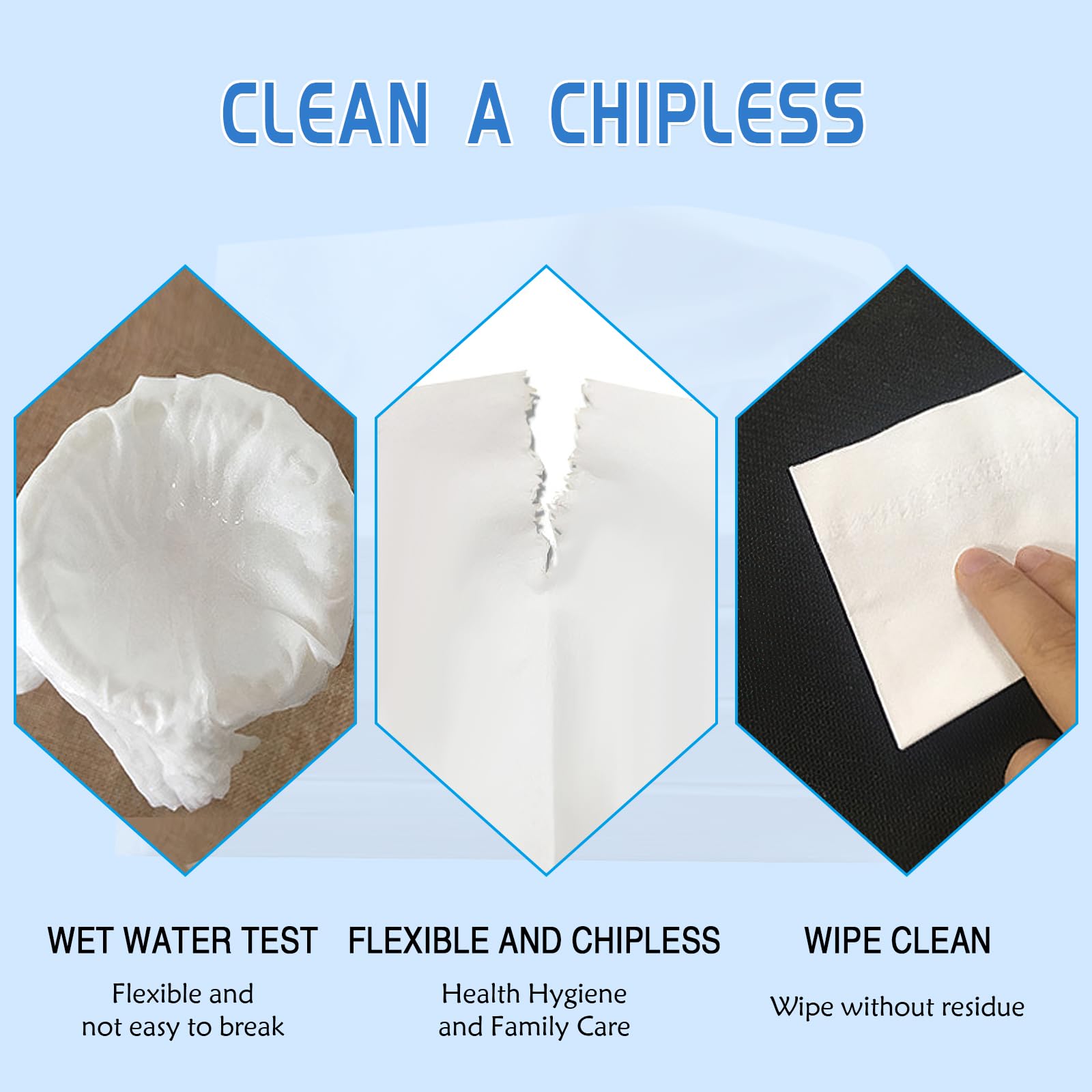 Car Tissue Refill, 3-Ply Disposable Facial Tissues for Car Sun Visor, Paper Napkin Holder, Nice Tissue for Sun Visor Box, Car Travel Tissues, Soft