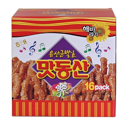 Sweet & Honey flavor Classic Korean Snack, ???, 38g (Pack of 16)