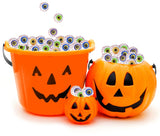 10 Pounds Halloween Milk Chocolate Peanut Butter Spooky Eye Balls, Trick-Or-Treat Party Bag Fillers, Individually Wrapped in Multi-color Eye Design
