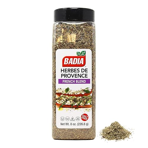 Badia Herbs De Provence Seasoning, French Blend, 8 oz - Traditional French Flavor for Elegant & Everyday Cooking