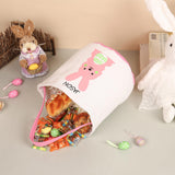 Nobelook Easter Bunny Basket - Personalized Easter Basket for Boys and Girls - Personalized Tote Easter Basket (Style 1)