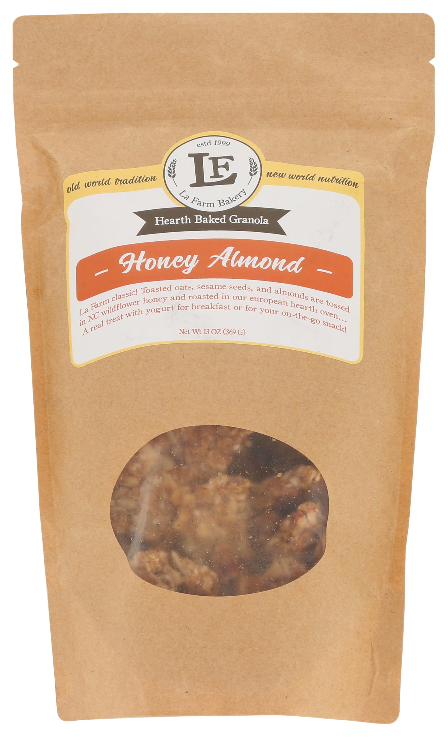 La Farm Bakery Honey Almond Granola, 13 OZ