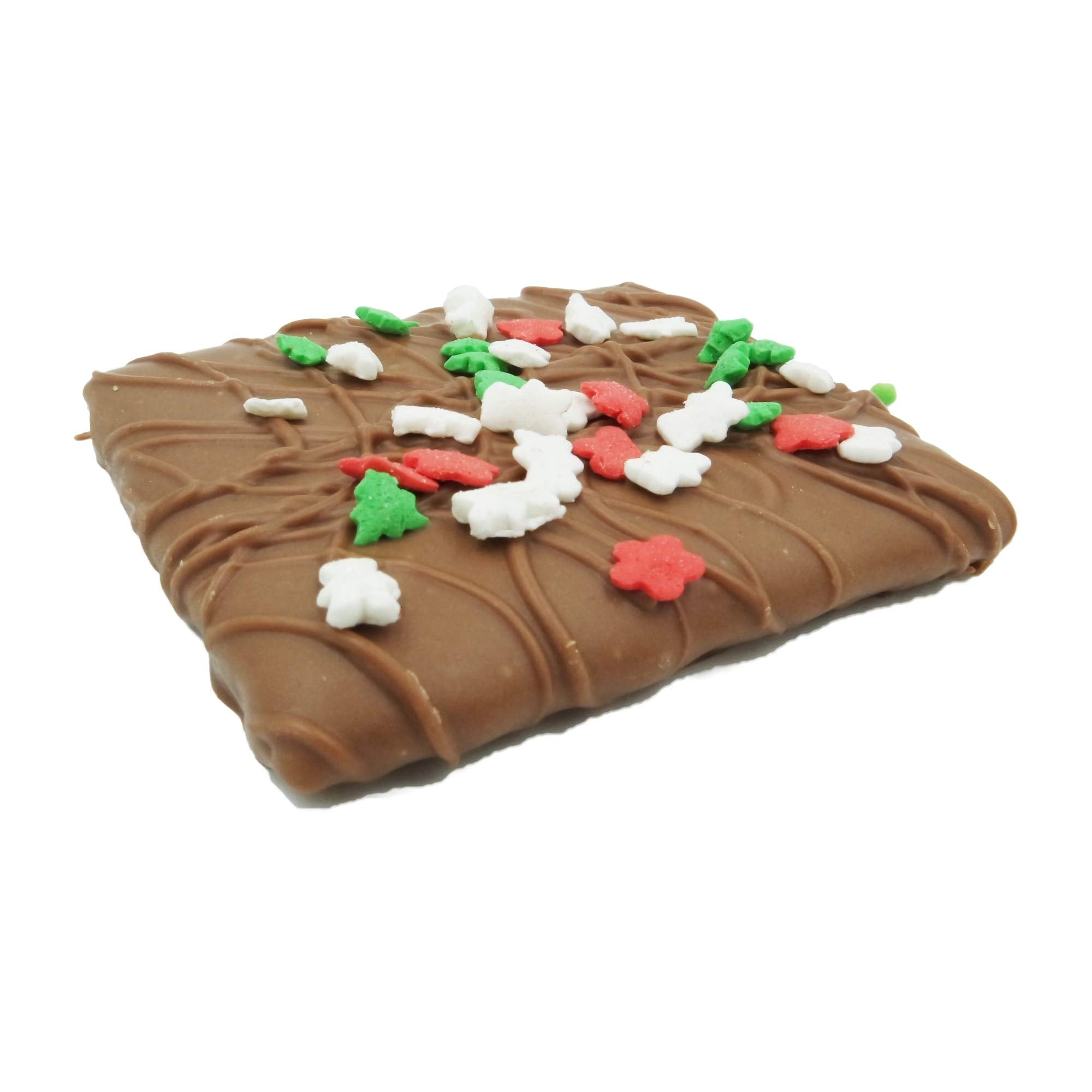 Philadelphia Candies Christmas Happy Holidays Gift, Milk Chocolate Covered Graham Crackers, 6 Ounce