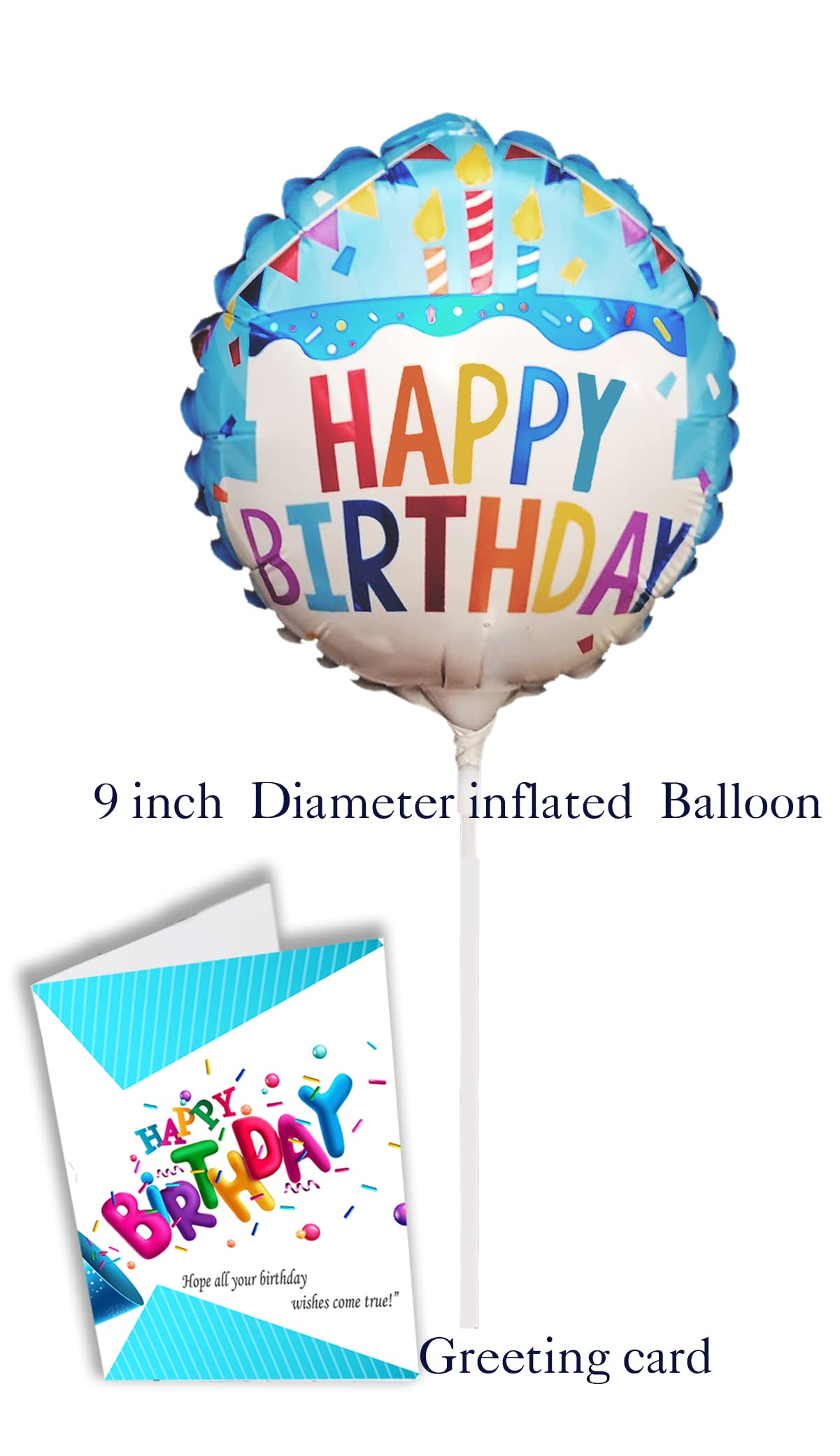 Birthday Gift Basket Candy variety pack with a Happy Birthday Balloon Care Package w/snacks and greeting card, for boy, girl, teenage, adults, best