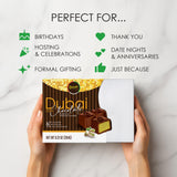 Dolcella Dubai Chocolate Truffles Gift Box - Milk Chocolate with Pistachio Cream, Butter & Crispy Kataifi | 24-Piece Luxury Chocolate Candy Box | 9.31
