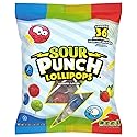 Adams & Brooks, Inc. Sour Punch Lollipops Sour Fruit, Individually Wrapped 36 Count