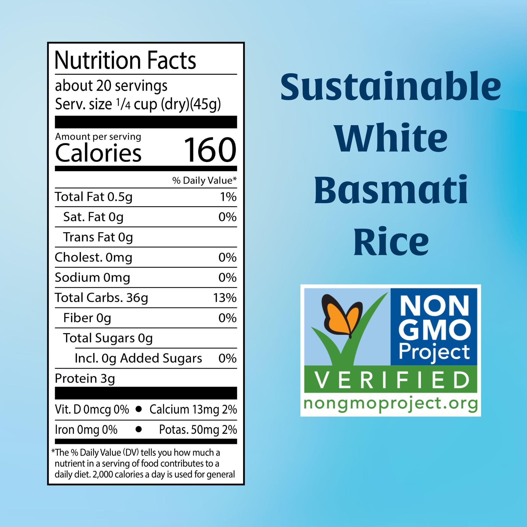 Lundberg Basmati Rice, Long Grain White Rice - Non-Sticky, Fluffy, Nutty, Aromatic Rice, Vegan Food, Healthy Meals, Gluten-Free Rice Grown in California, 32 Oz