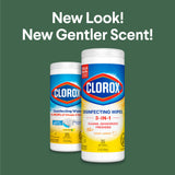 Clorox Disinfecting Cleaning Wipes, Bleach Free, Crisp Lemon, 35 Count (Pack May Vary)