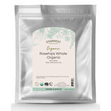 Starwest Botanicals Rosehips Whole Organic - Dried Herb for Tea & Baking, Seedless, Cut & Sifted, Certified Kosher, Non-GMO - Bulk 1 lb Bag