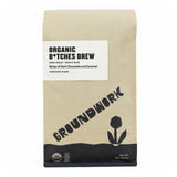 GROUNDWORK B*tches Brew Whole Bean Coffee Dark Roast Blend - USDA Organic Signature Blend Coffee Beans - 2lb Bag