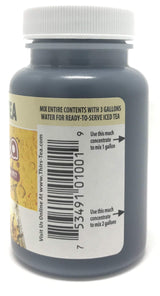 Thirs-Tea Brewed Tea | 4oz Bottle | Unsweetened | 3gal Yield | Caffeine Free