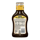 KC Masterpiece Sweet Honey & Molasses Barbecue Sauce (Pack of 2) 18 oz Bottles