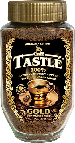 Cafe Tastle Gold Freeze Dried Instant Coffee, 7.14 Ounce