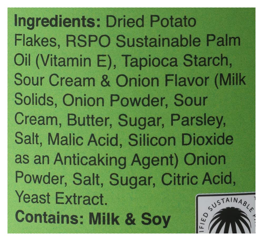 The Good Crisp Company Sour Cream & Onion Gluten-Free Potato Chips, 5.6 Ounce (Pack of 1), Non-GMO & Allergen-Friendly Snacks