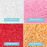 Sweets Indeed Sprinkles, 4 Pack, Edible Sprinkle Mix, Perfect for Cake Decorations, Baking, Ice Cream, Cookies, Cupcake Topper (Sweetheart Sugar)