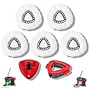 7-Pack Mop Heads Replacements for Ocedar EasyWring 1 Tank,Microfiber Spin Mop Refills, Deep Cleaning, Easy to Replace, Machine Washable