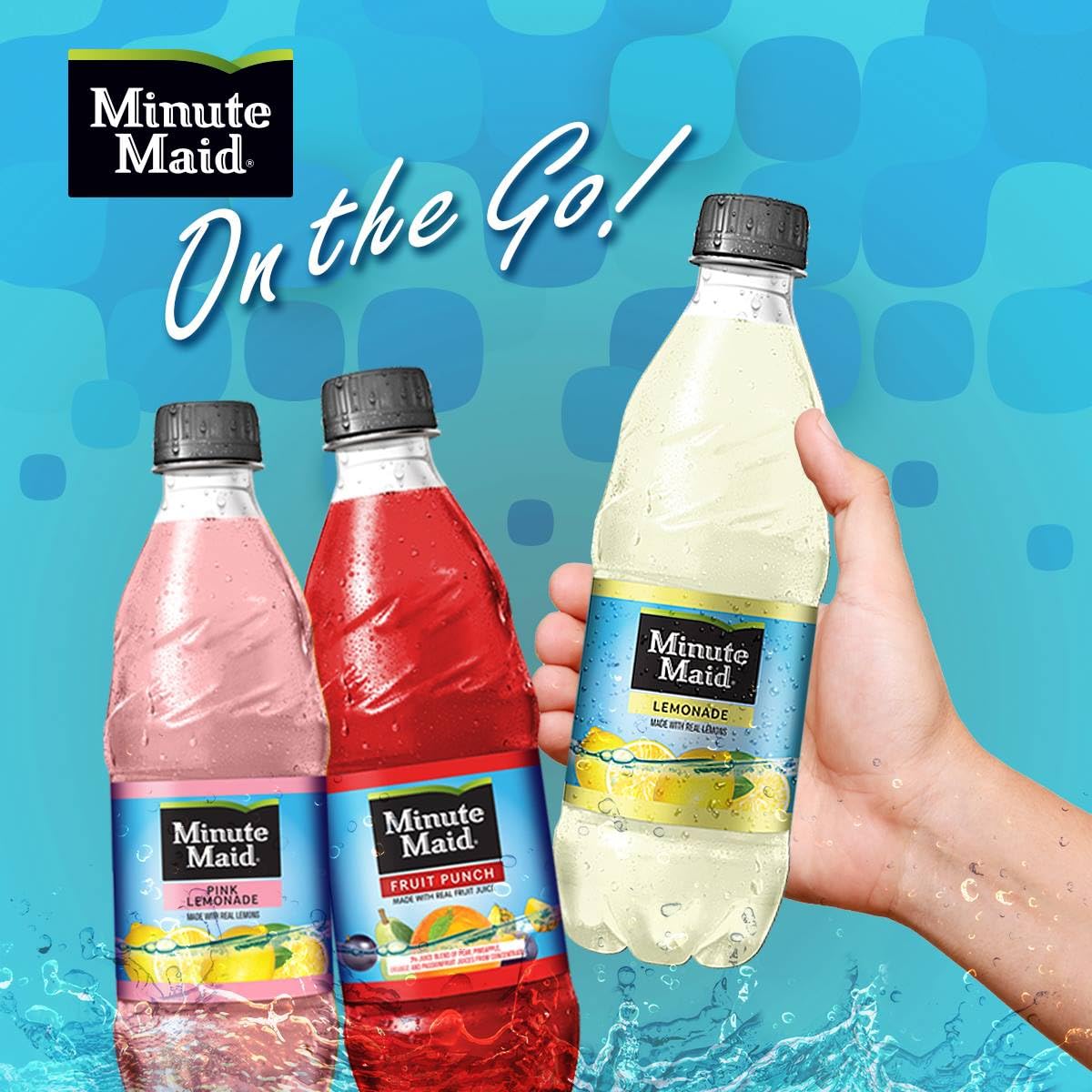 Minute Maid Fruit Punch 5 Flavors Variety Pack, Lemonade And Fruit Drinks 20 Oz (Pack of 10)